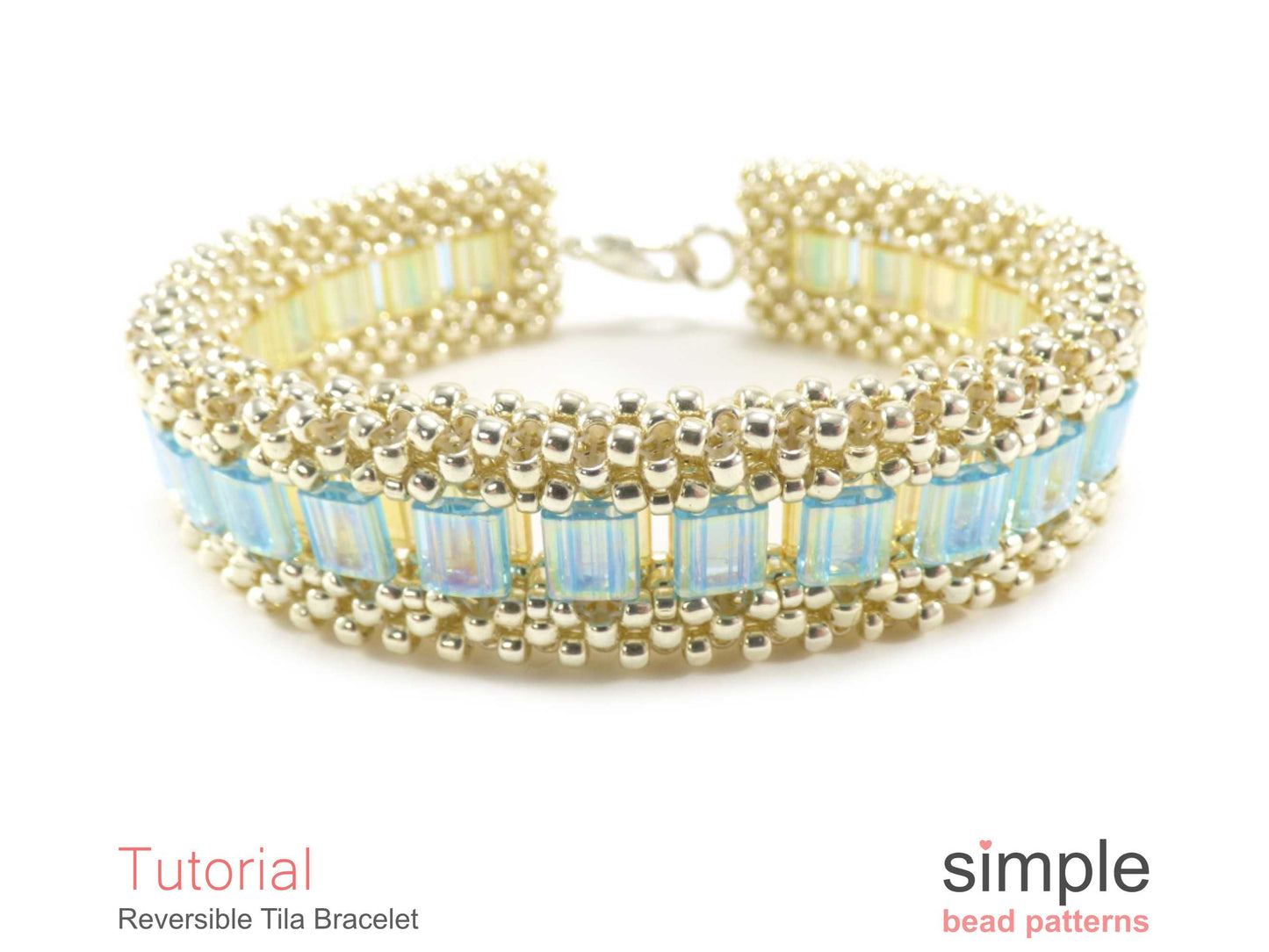 Reversible Tila Bracelet Beading Pattern