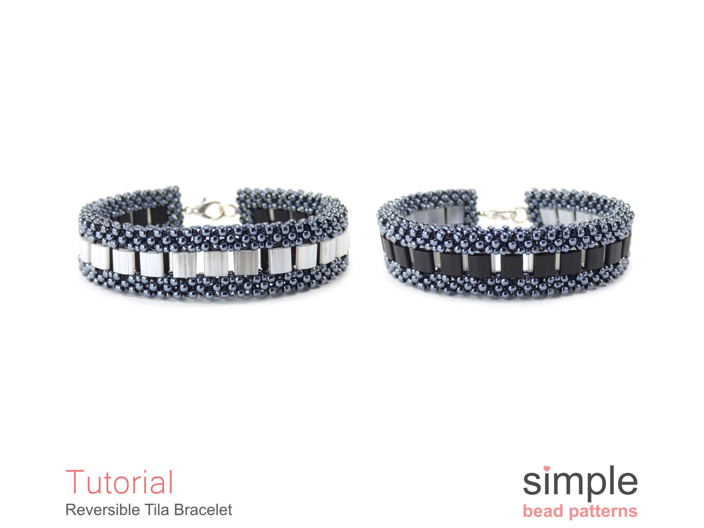 Reversible Tila Bracelet Beading Pattern