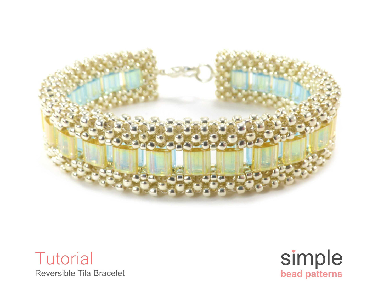 Reversible Tila Bracelet Beading Pattern