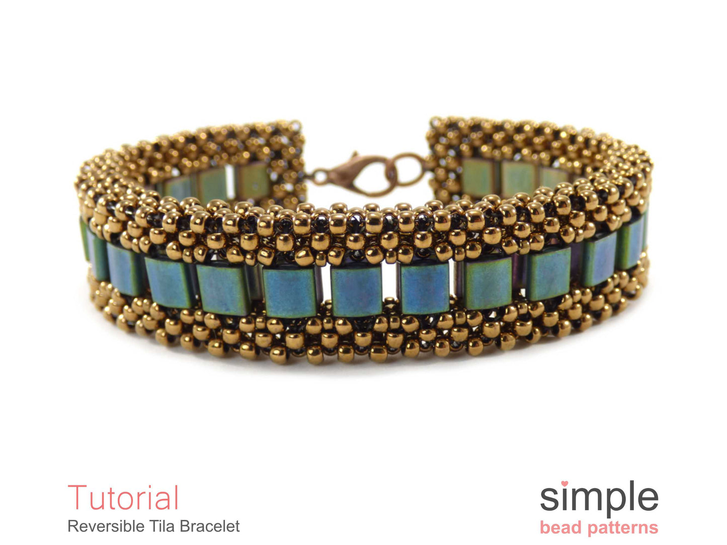 Reversible Tila Bracelet Beading Pattern
