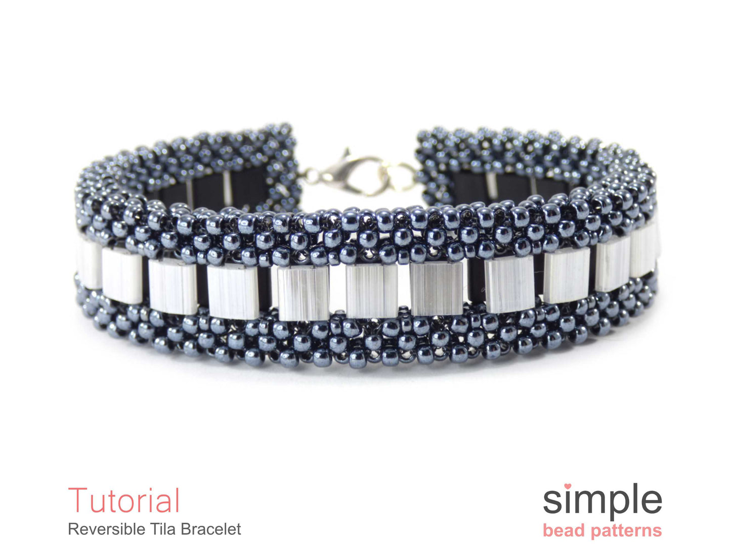 Reversible Tila Bracelet Beading Pattern