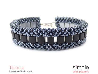 Reversible Tila Bracelet Beading Pattern