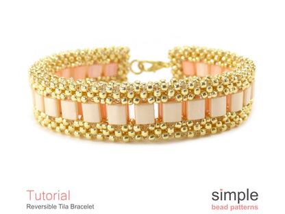 Reversible Tila Bracelet Beading Pattern