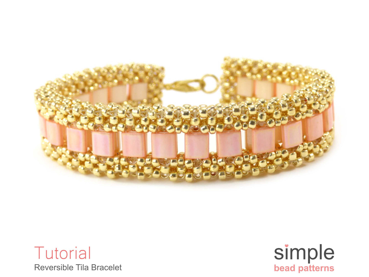 Reversible Tila Bracelet Beading Pattern