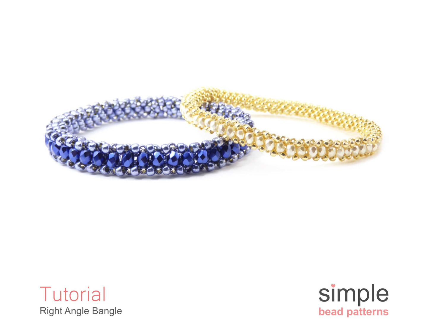 Right Angle Bangle Bracelet Beading Pattern