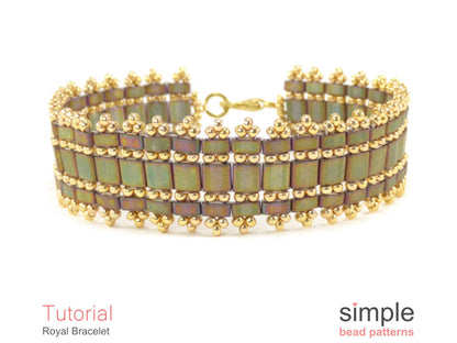 Royal Bracelet Beading Pattern