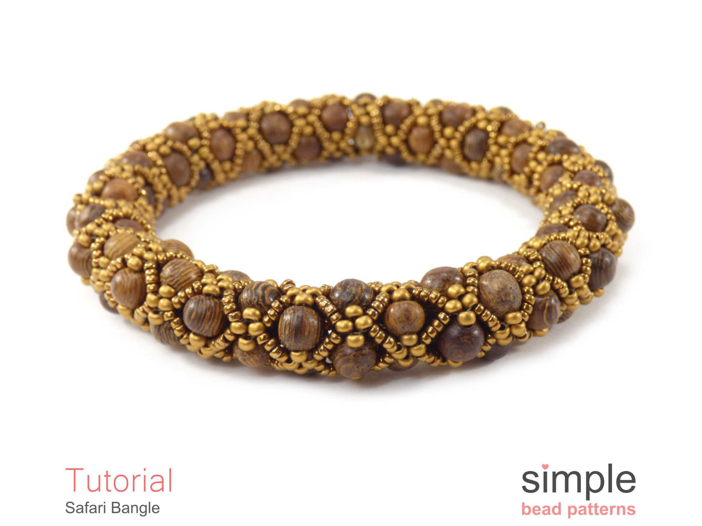 Safari Bangle Bracelet Beading Pattern