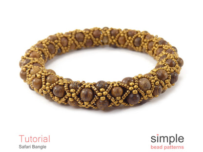 Safari Bangle Bracelet Beading Pattern