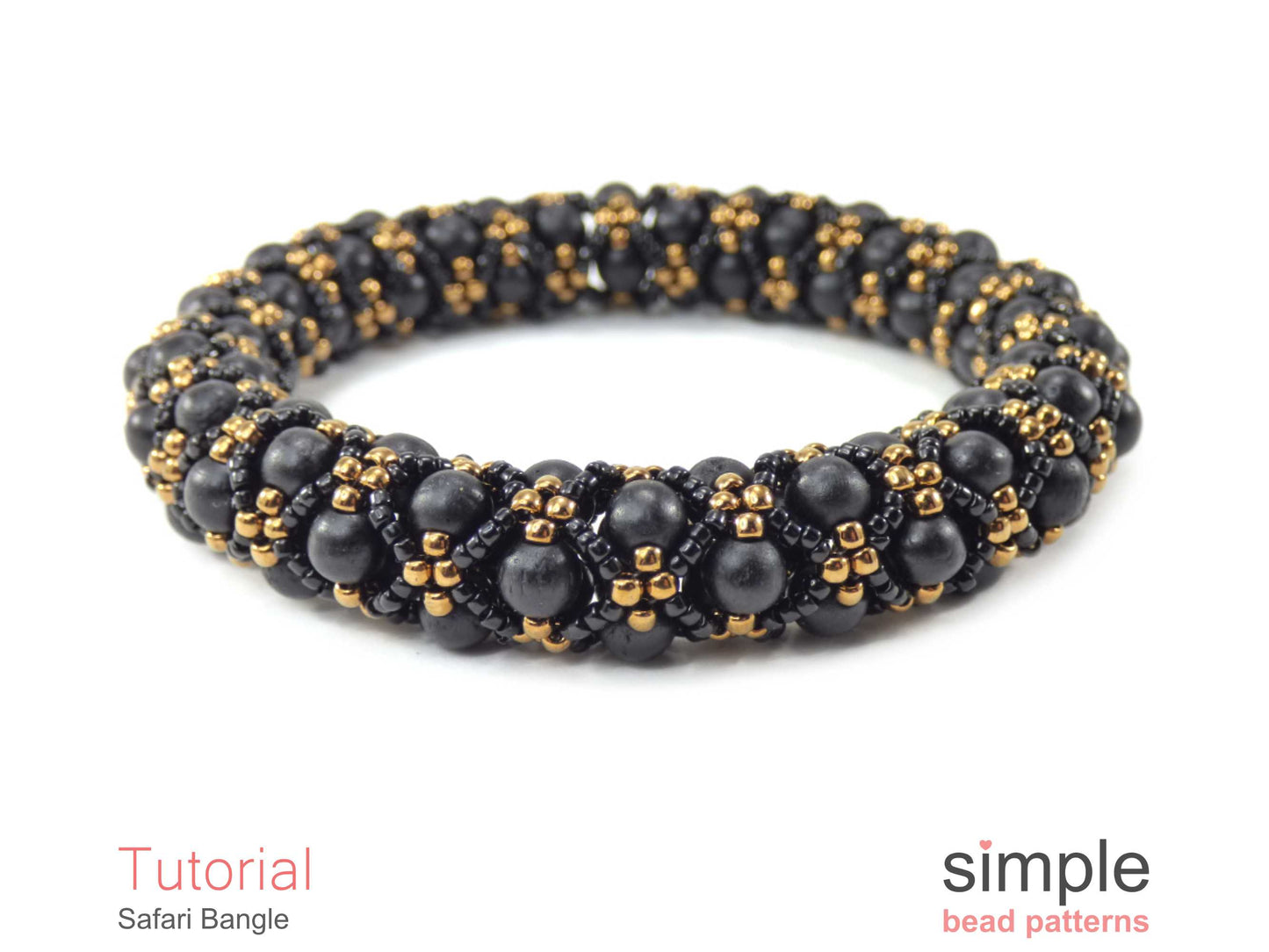 Safari Bangle Bracelet Beading Pattern