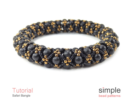 Safari Bangle Bracelet Beading Pattern