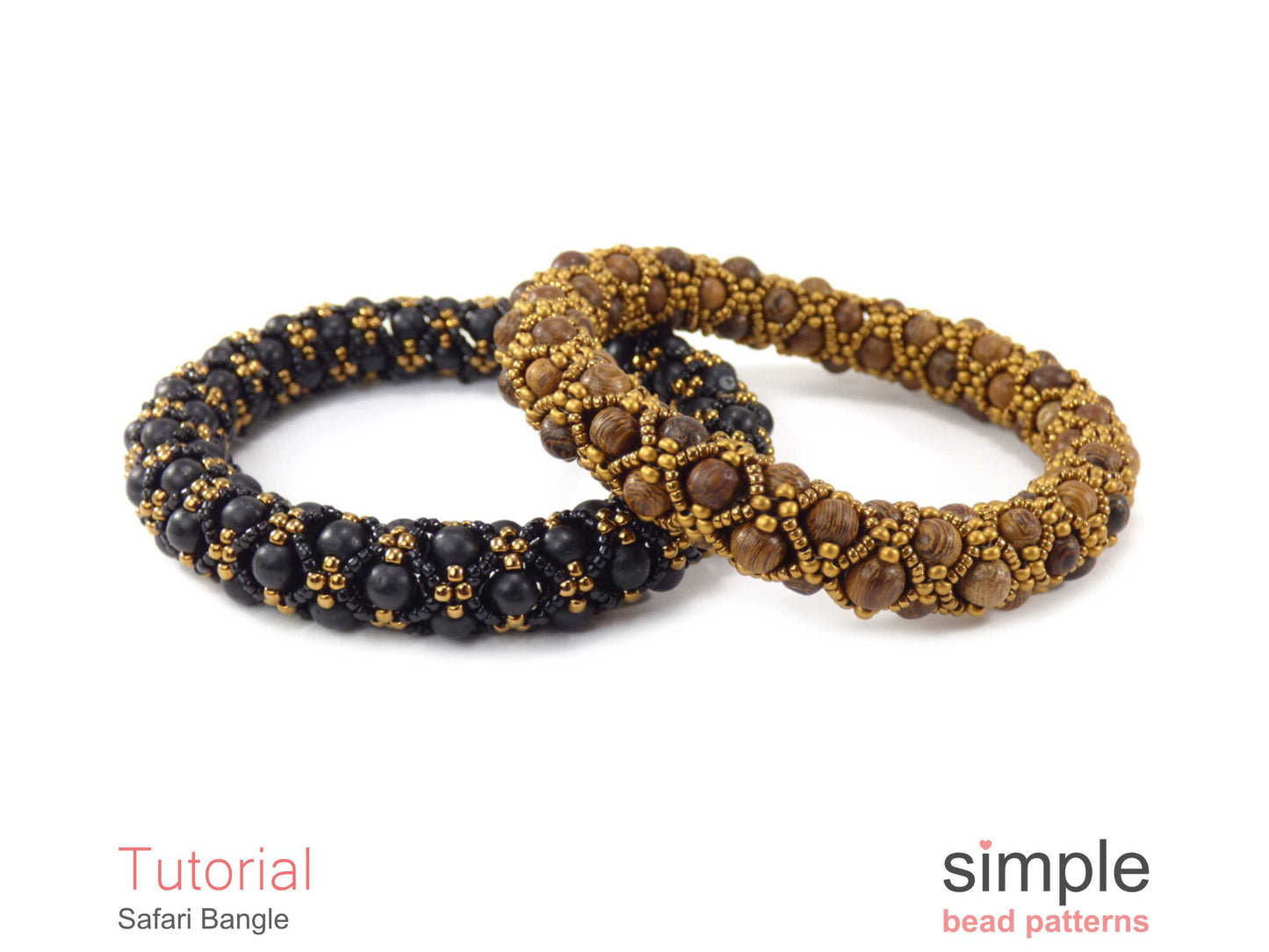 Safari Bangle Bracelet Beading Pattern