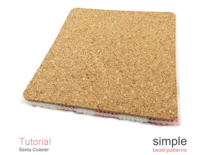 Santa Coaster Beading Pattern