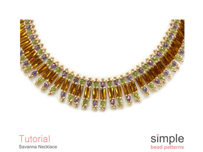 Savanna Necklace Beading Pattern