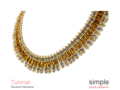 Savanna Necklace Beading Pattern