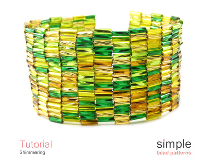 Shimmering Bracelet Beading Pattern