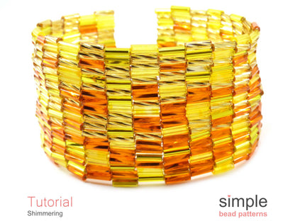 Shimmering Bracelet Beading Pattern