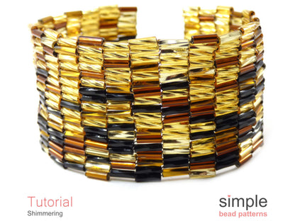 Shimmering Bracelet Beading Pattern
