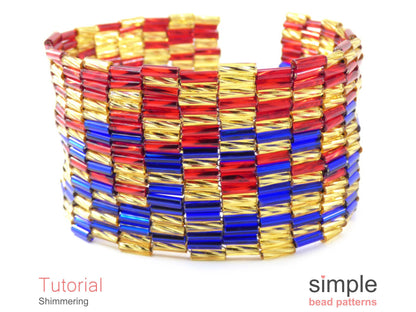 Shimmering Bracelet Beading Pattern