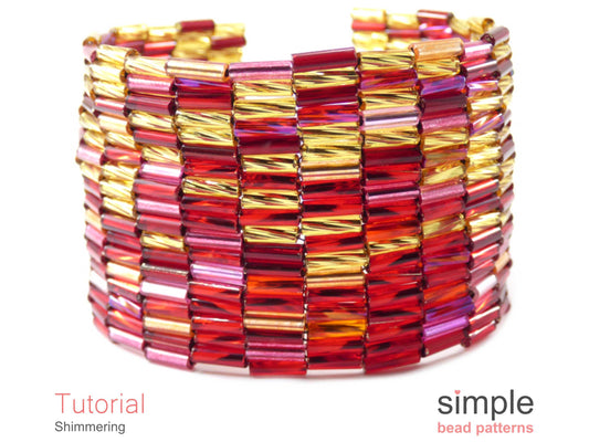 Shimmering Bracelet Beading Pattern