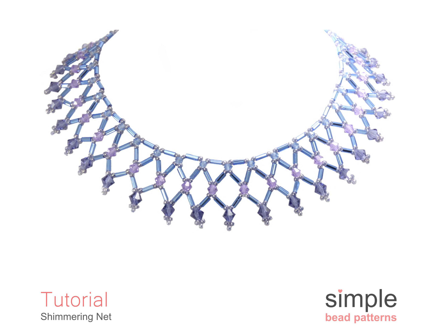 Shimmering Net Necklace Beading Pattern