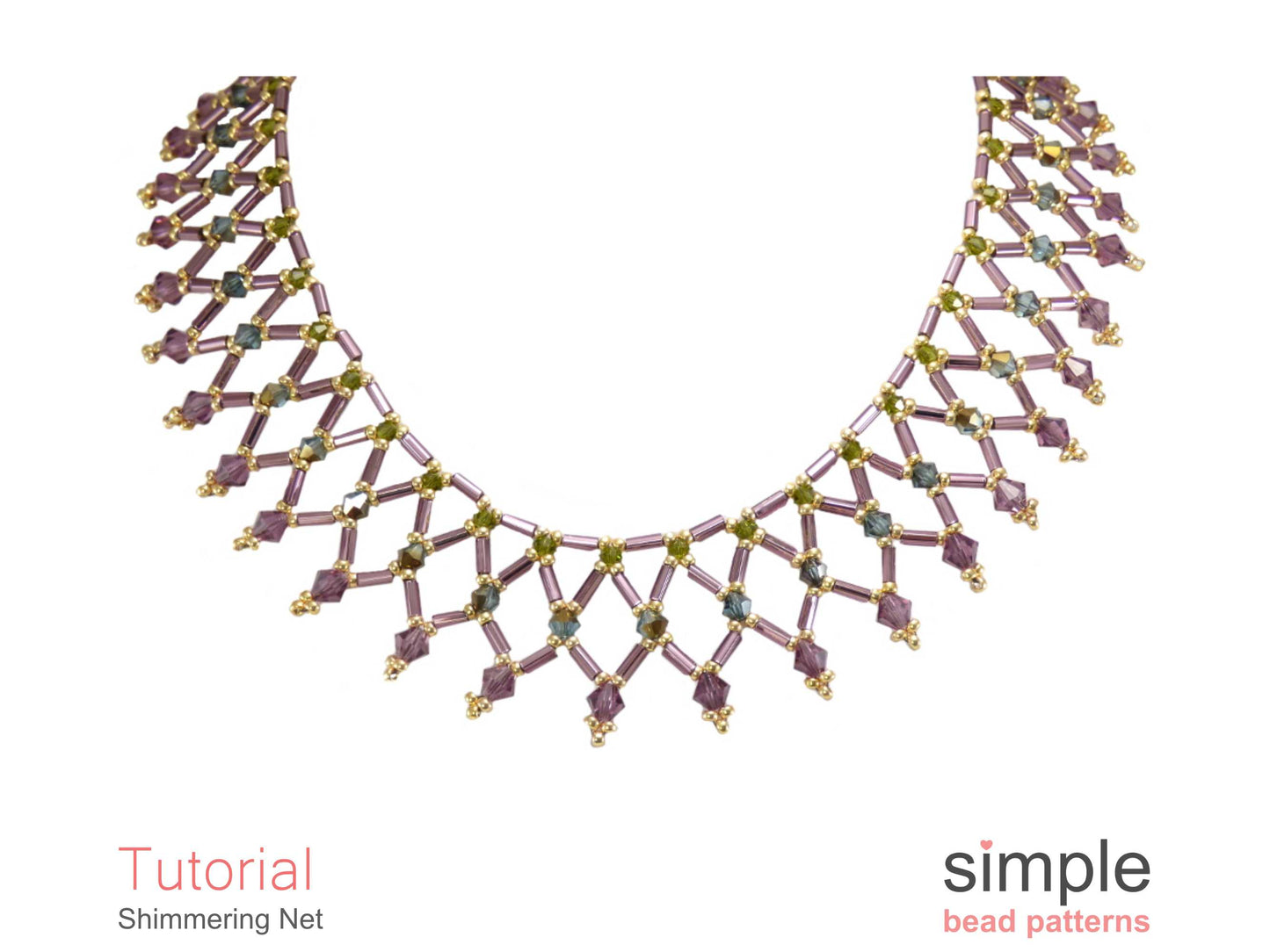 Shimmering Net Necklace Beading Pattern