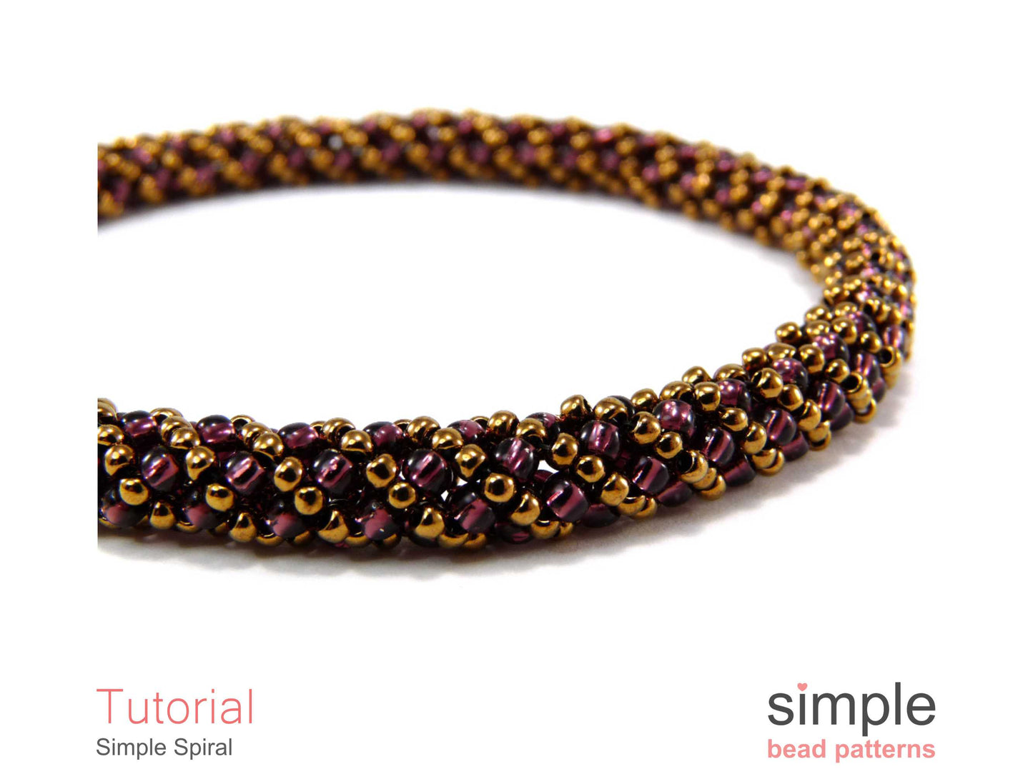 Simple Spiral Bracelet & Necklace Beading Pattern