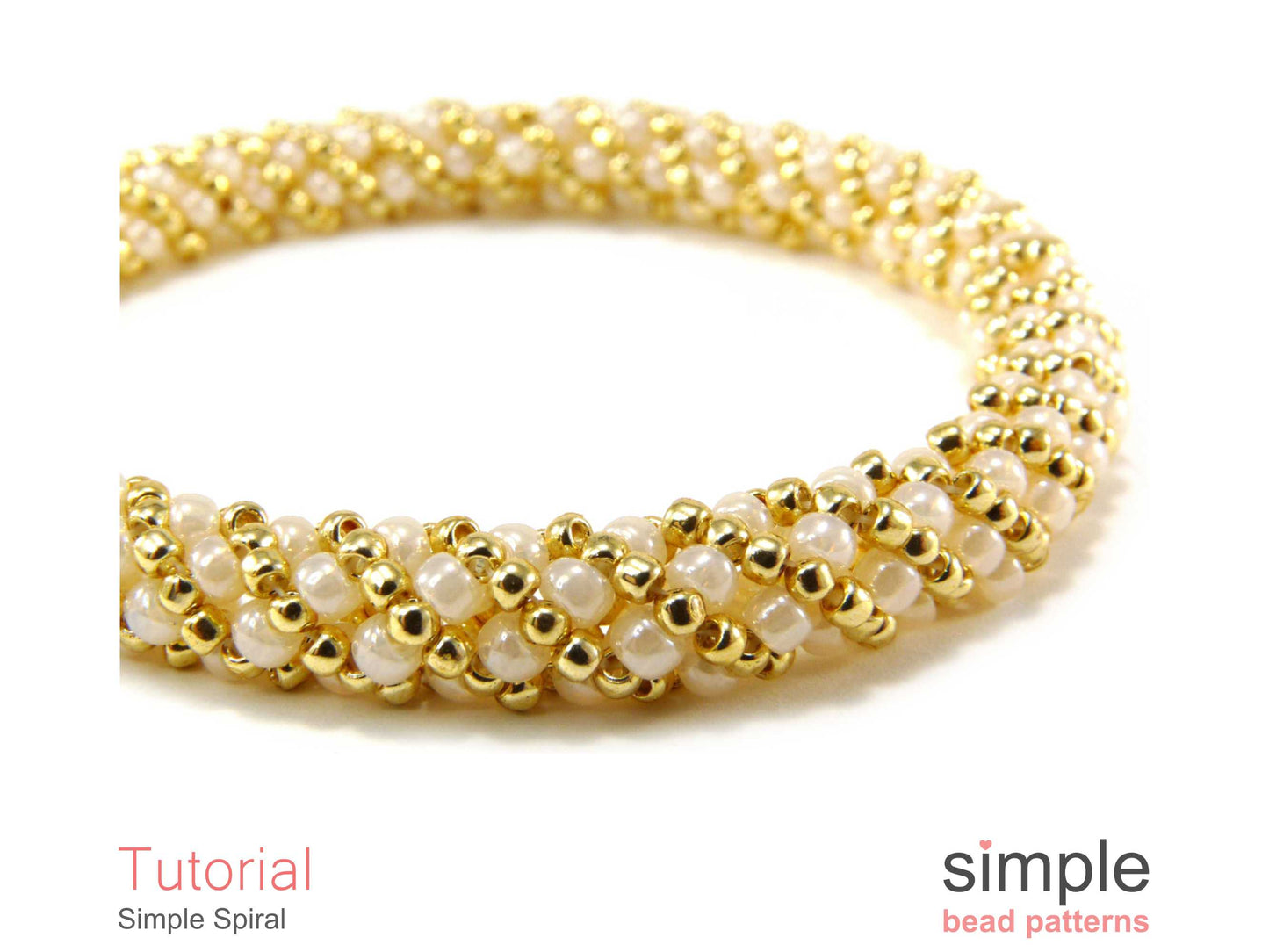Simple Spiral Bracelet & Necklace Beading Pattern