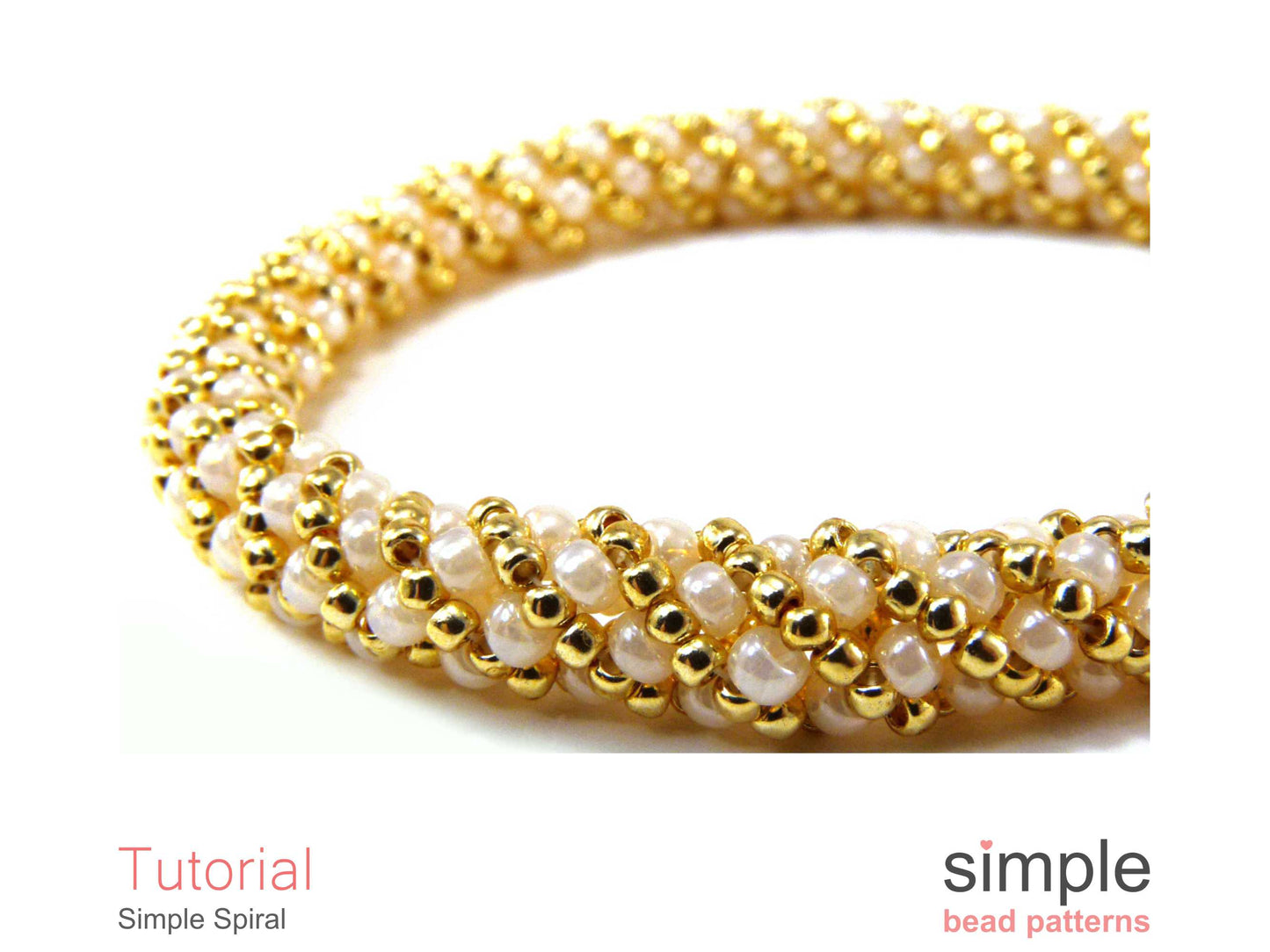 Simple Spiral Bracelet & Necklace Beading Pattern