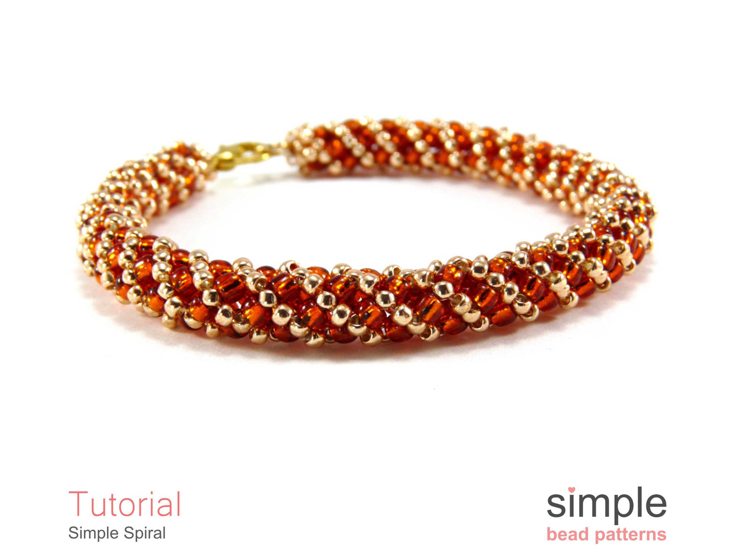 Simple Spiral Bracelet & Necklace Beading Pattern