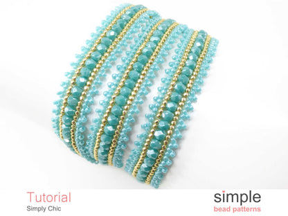 Simply Chic Bracelet Beading Pattern