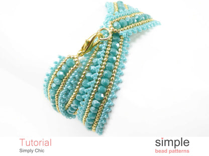 Simply Chic Bracelet Beading Pattern