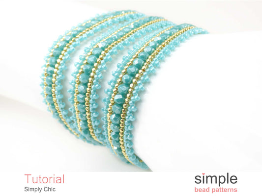 Simply Chic Bracelet Beading Pattern
