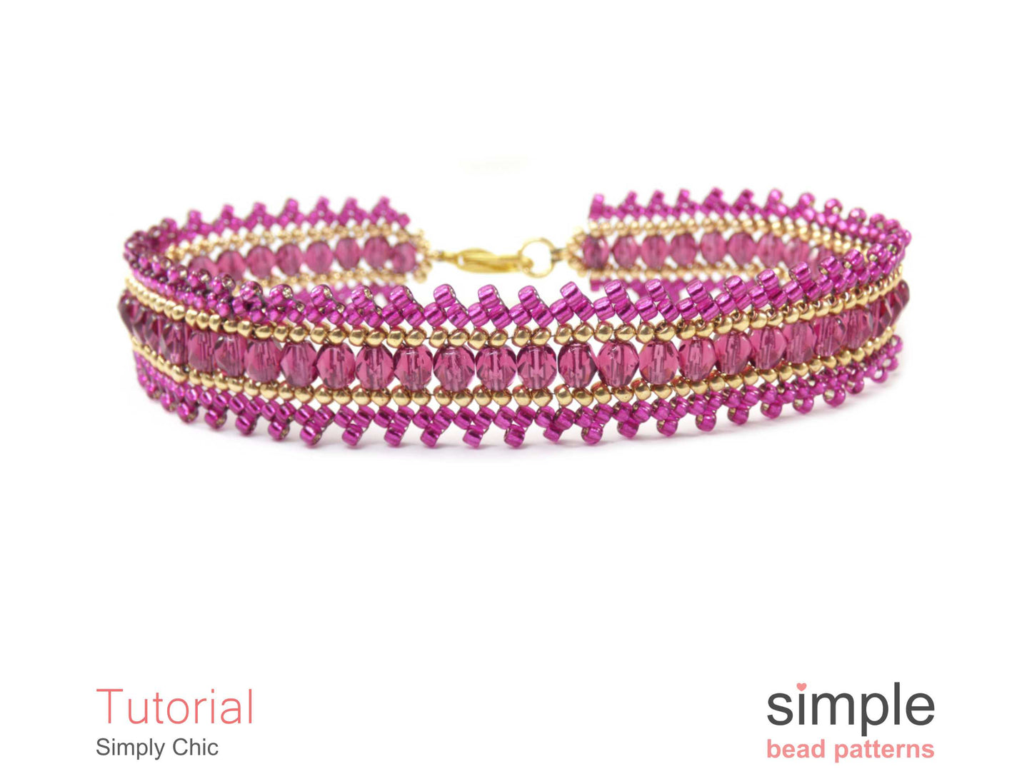 Simply Chic Bracelet Beading Pattern