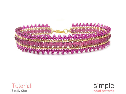 Simply Chic Bracelet Beading Pattern
