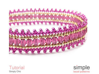 Simply Chic Bracelet Beading Pattern