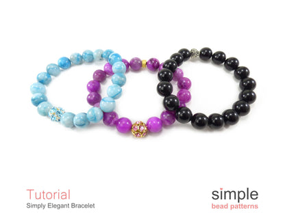 Simply Elegant Bracelet Beading Pattern