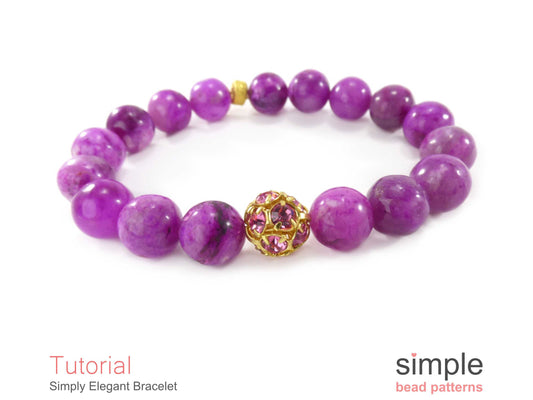 Simply Elegant Bracelet Beading Pattern