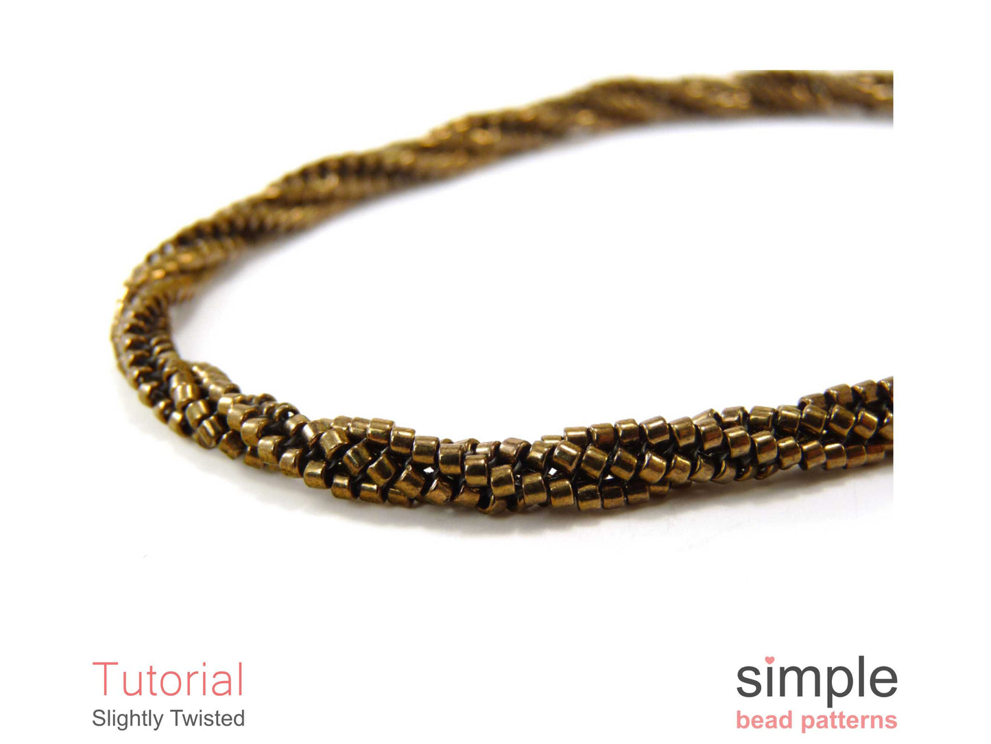 Slightly Twisted Bracelet & Necklace Beading Pattern
