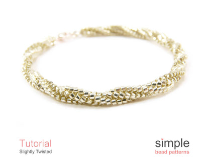 Slightly Twisted Bracelet & Necklace Beading Pattern