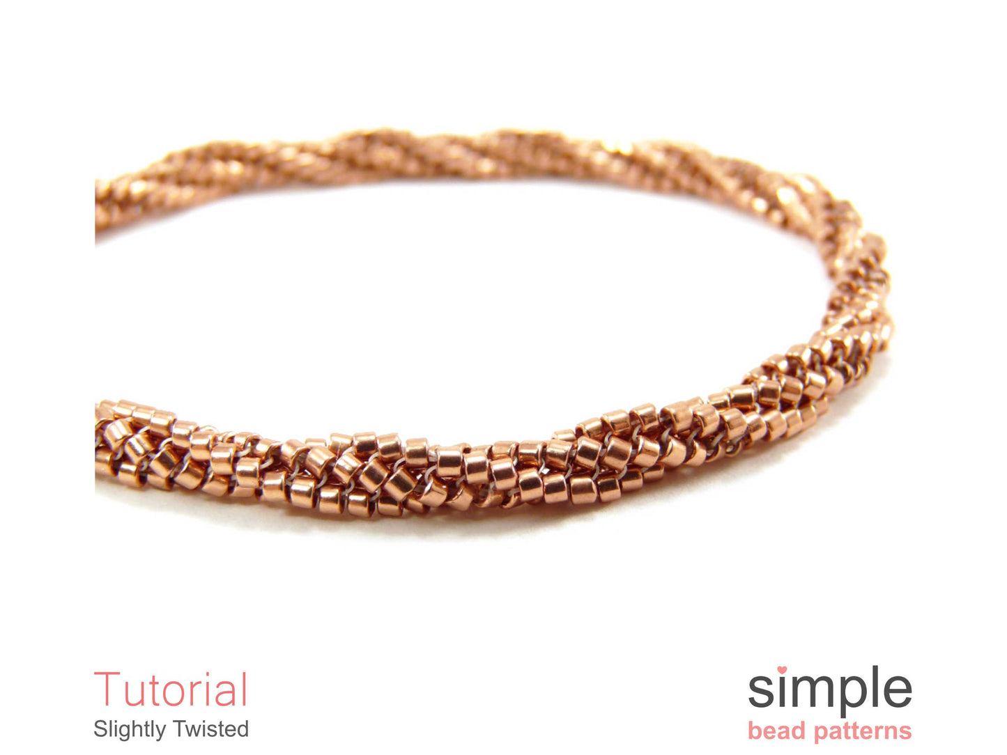 Slightly Twisted Bracelet & Necklace Beading Pattern