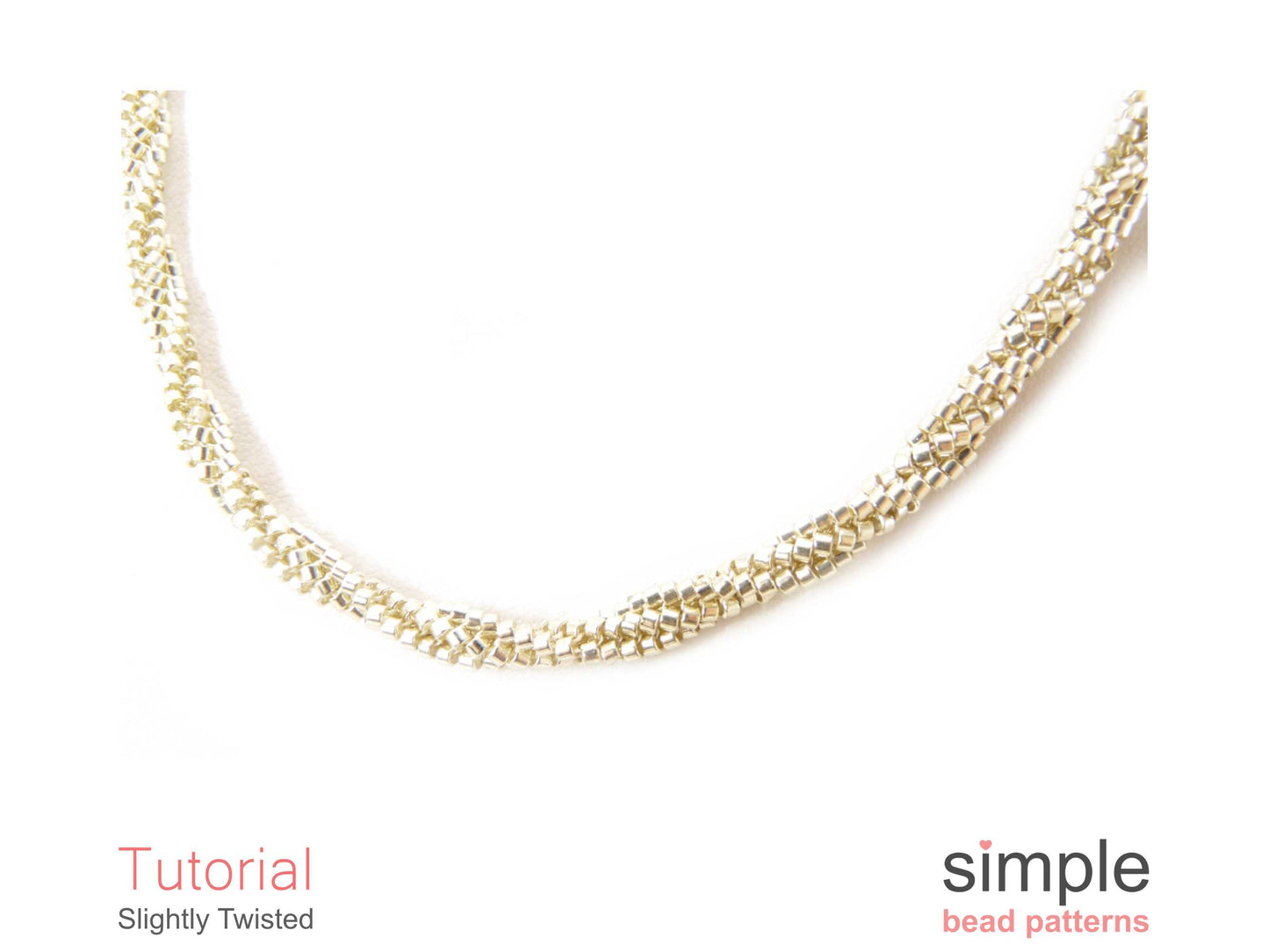 Slightly Twisted Bracelet & Necklace Beading Pattern
