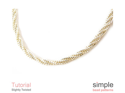 Slightly Twisted Bracelet & Necklace Beading Pattern