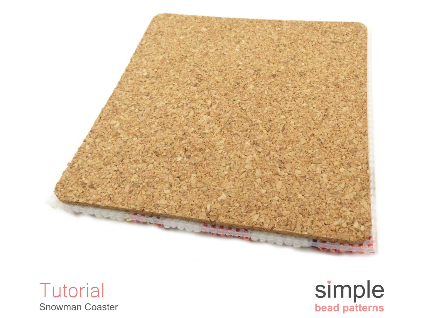 Snowman Coaster Beading Pattern