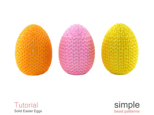 Solid Easter Egg Beading Pattern