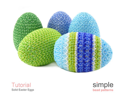 Solid Easter Egg Beading Pattern