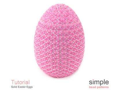 Solid Easter Egg Beading Pattern
