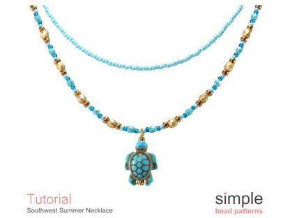 Southwest Summer Necklace Beading Pattern