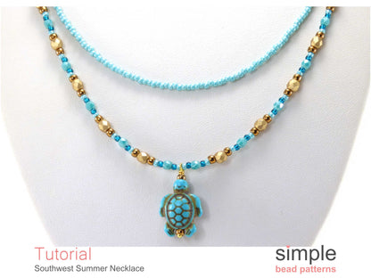 Southwest Summer Necklace Beading Pattern