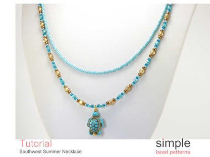Southwest Summer Necklace Beading Pattern