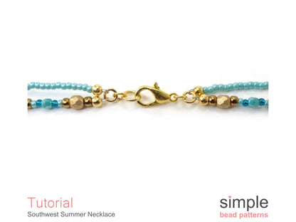 Southwest Summer Necklace Beading Pattern